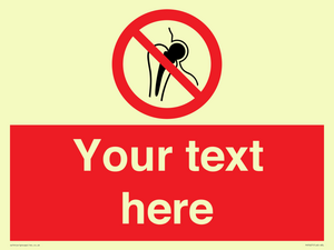 Custom prohibition No metallic implants